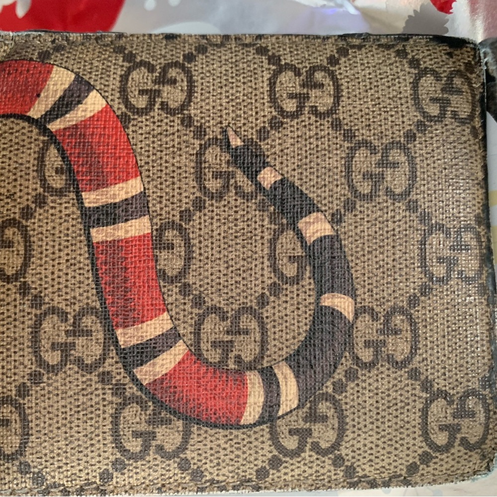 AUTHENTIC Gucci Red Snake Wallet